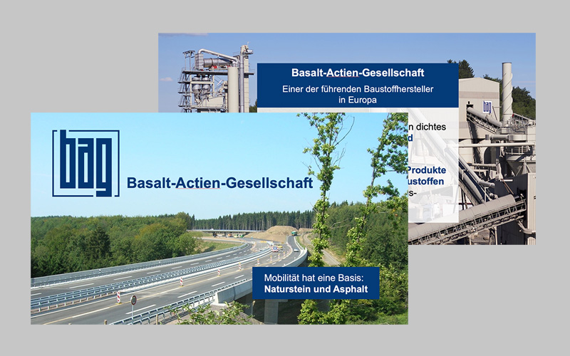 Vorstellung des Unternehmens Basalt AG – PowerPoint-Präsentation